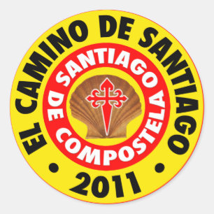 El Camino de Santiago 2011 Classic Round Sticker