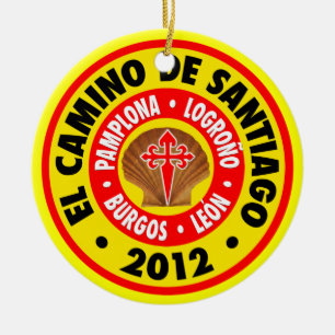 El Camino de Santiago 2012 Ceramic Tree Decoration