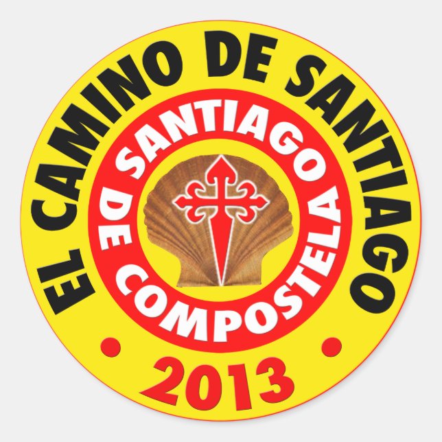 El Camino De Santiago 2013 Classic Round Sticker (Front)
