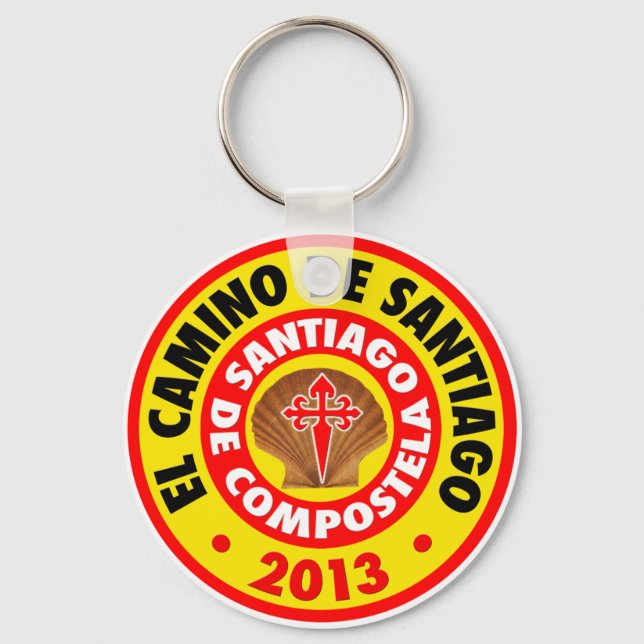 El Camino De Santiago 2013 Key Ring (Front)