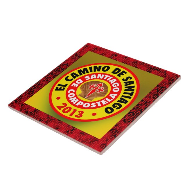 El Camino de Santiago 2013 Tile (Side)