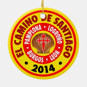 El Camino De Santiago 2014 Ceramic Tree Decoration