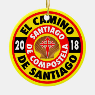 El Camino De Santiago 2018 Ceramic Tree Decoration