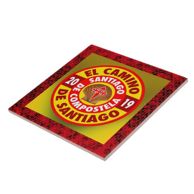 El Camino de Santiago 2019 Tile (Side)