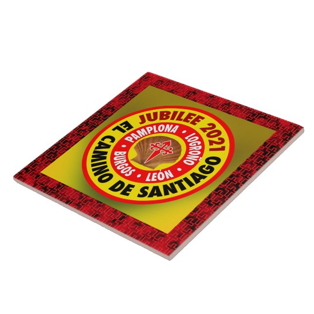 El Camino de Santiago 2021 Tile (Side)