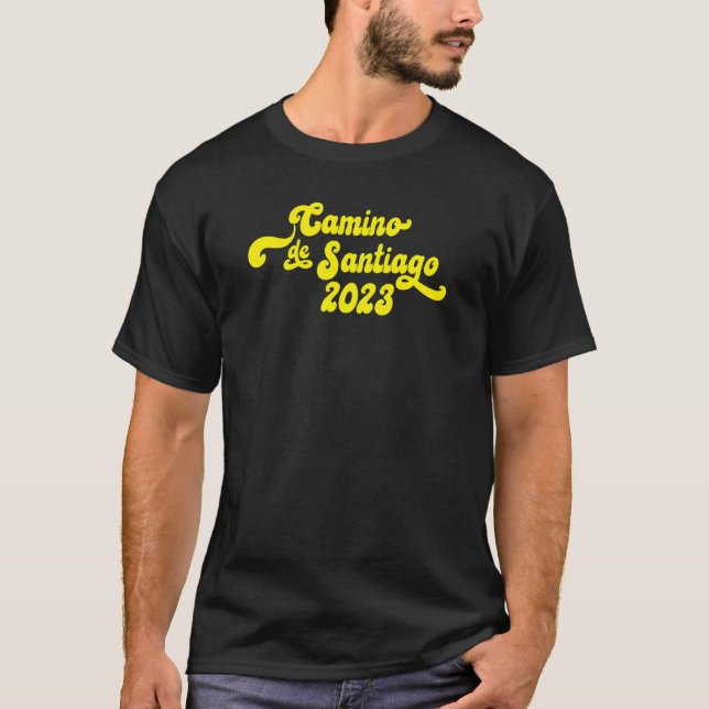 El Camino de Santiago 2023 Way of St James Saint H T-Shirt (Front)