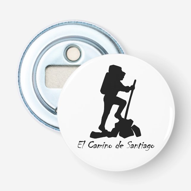 El Camino de Santiago  -  Bucket List Hike Bottle Opener (Front)