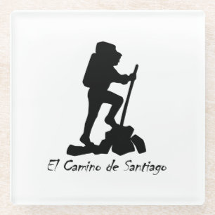 El Camino de Santiago  -  Bucket List Hike Glass Coaster