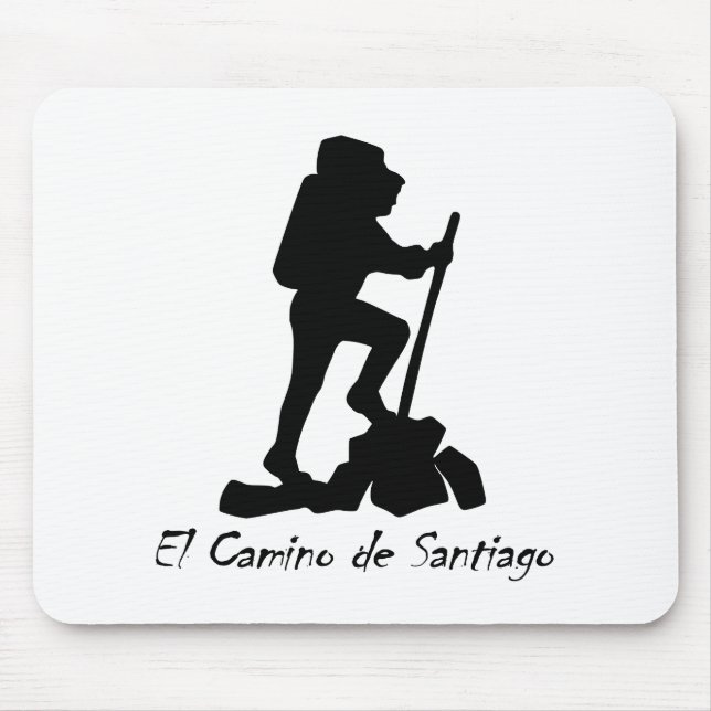 El Camino de Santiago  -  Bucket List Hike Mouse Mat (Front)