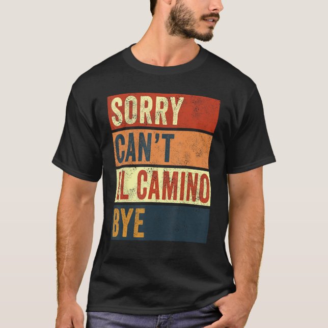 El Camino de Santiago Compostela Spain Way of St J T-Shirt (Front)