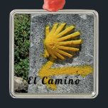 El Camino de Santiago de Compostela, Spain, shell Metal Tree Decoration<br><div class="desc">El Camino de Santiago de Compostela,  Spain,  shell</div>