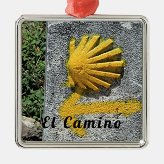 El Camino de Santiago de Compostela, Spain, shell Metal Tree Decoration