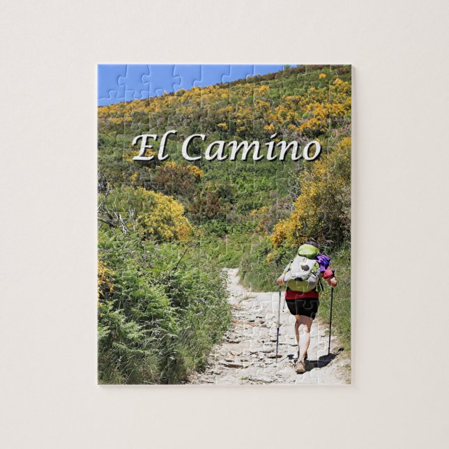 El Camino de Santiago de Compostela, Spain, trail Jigsaw Puzzle (Vertical)