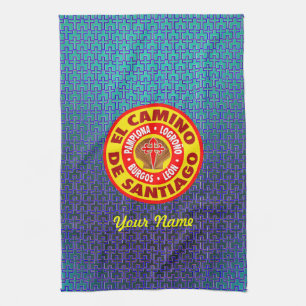 El Camino De Santiago Tea Towel