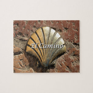 El Camino gold shell, Leon (caption) Jigsaw Puzzle