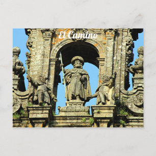 El Camino: Santiago de Compostela Cathedral, Spain Postcard