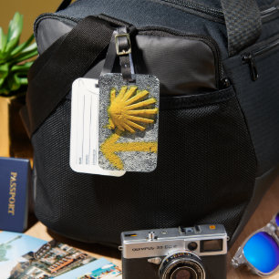 El Camino shell and arrow sign, Spain Luggage 2 Tag