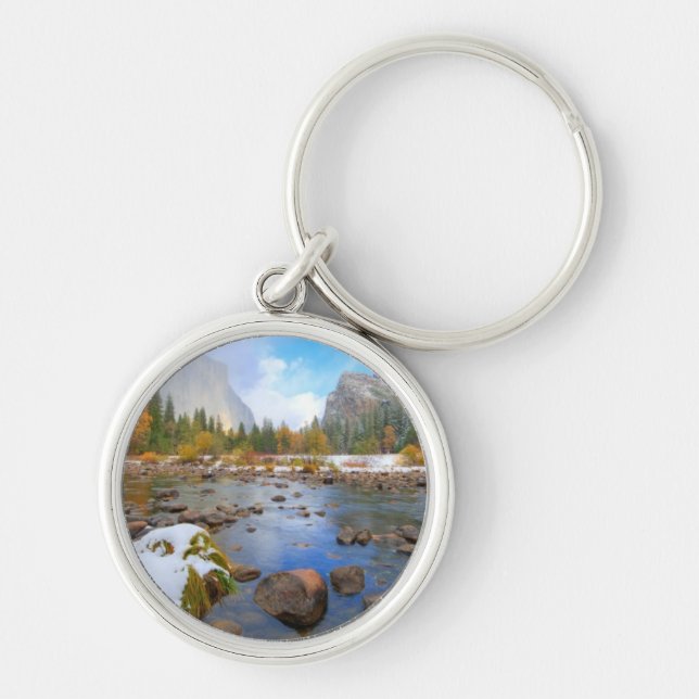 El Capitan and Three Brothers Key Ring (Front)