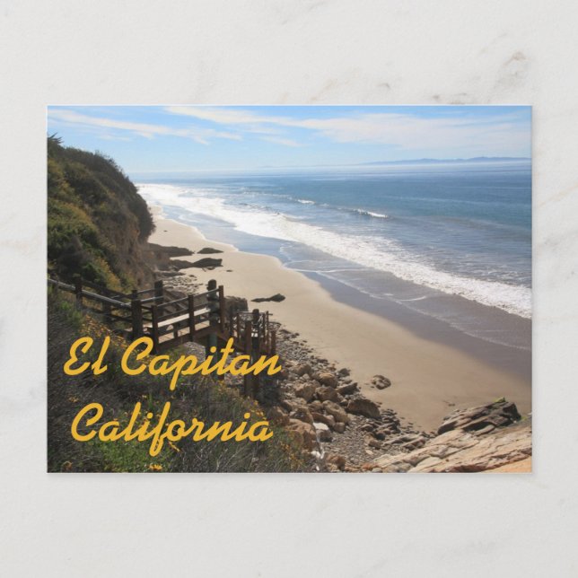 El Capitan Beach, California Postcard (Front)