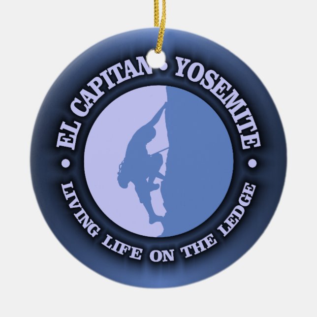 El Capitan Ceramic Tree Decoration (Front)