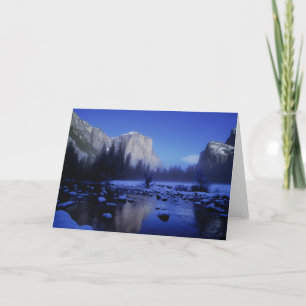 El Capitan Mountain, Yosemite National Park, Card