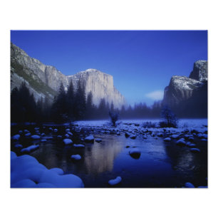 El Capitan Mountain, Yosemite National Park, Photo Print