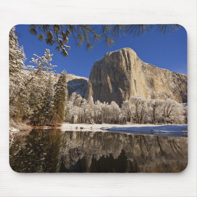 El Capitan reflects into the Merced River in Mouse Mat (Front)
