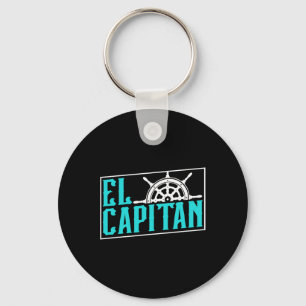 El Capitan Ship Boat Owner Skipper Lover Captain Key Ring