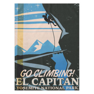 El Capitan vintage travel poster Tablecloth