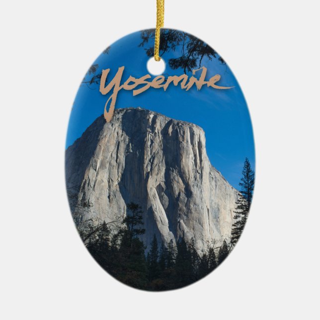 El Capitan Yosemite Ornament (Front)