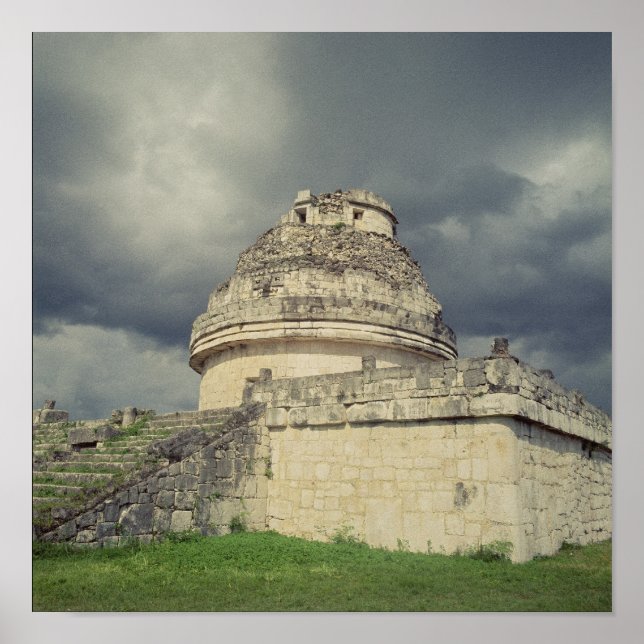 El Caracol  Mayan observatory Poster (Front)