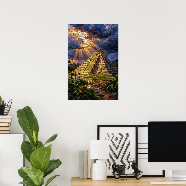 El Castillo Before the Storm Poster (Home Office)