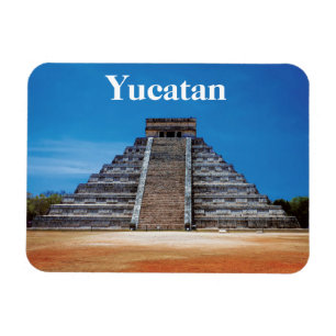 El Castillo Chichen Itza Flexible Photo Magnet