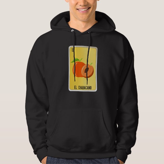 El Chabacano Mexican Slang Lottery Bingo Cards   Hoodie (Front)