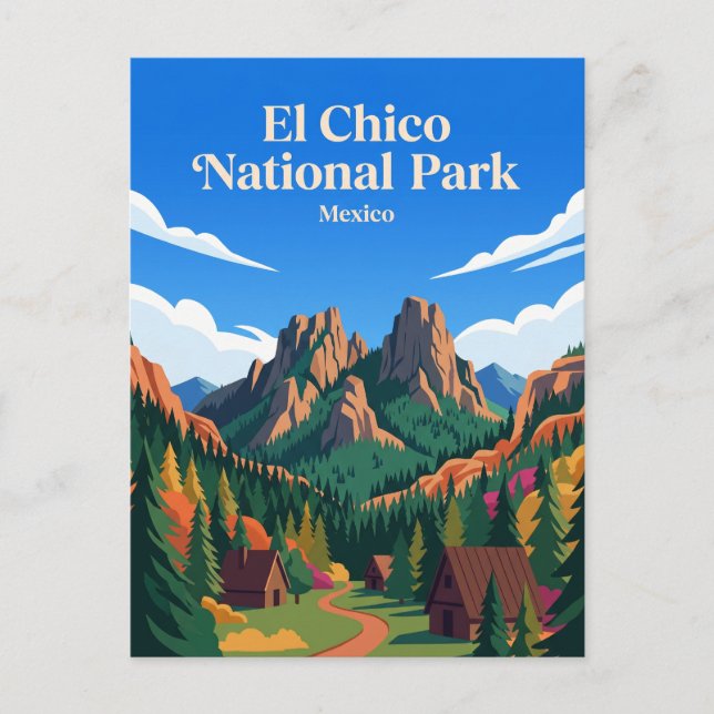 El Chico National Park Mexico Postcard (Front)