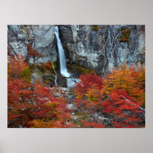 El Chorrillo Waterfall   Patagonia, Argentina Poster