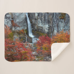 El Chorrillo Waterfall   Patagonia, Argentina Sherpa Blanket