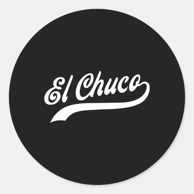 El Chuco El Paso Tx Baseball Classic Round Sticker (Front)
