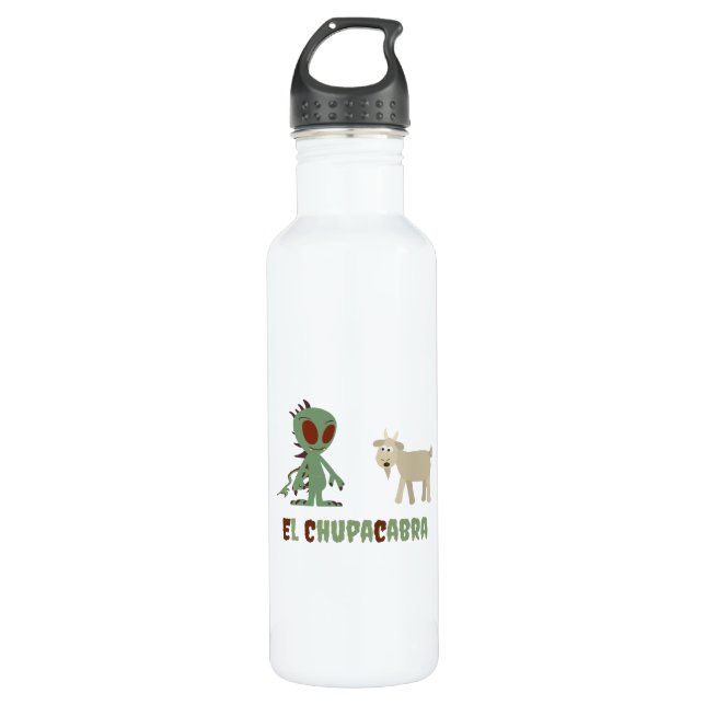 El Chupacabra 710 Ml Water Bottle (Front)