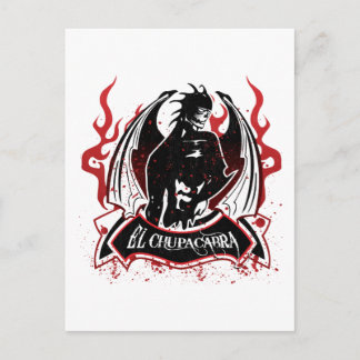 El Chupacabra - The Goat Sucker Postcard