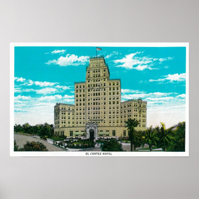 El Cortez Hotel in San Diego, CASan Diego, CA Poster (Front)