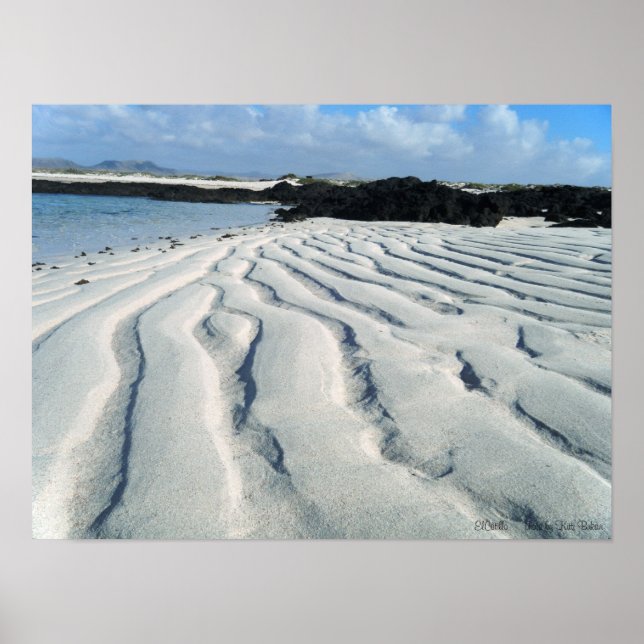 El Cotillo's amazing lagoons at lowtight Poster (Front)