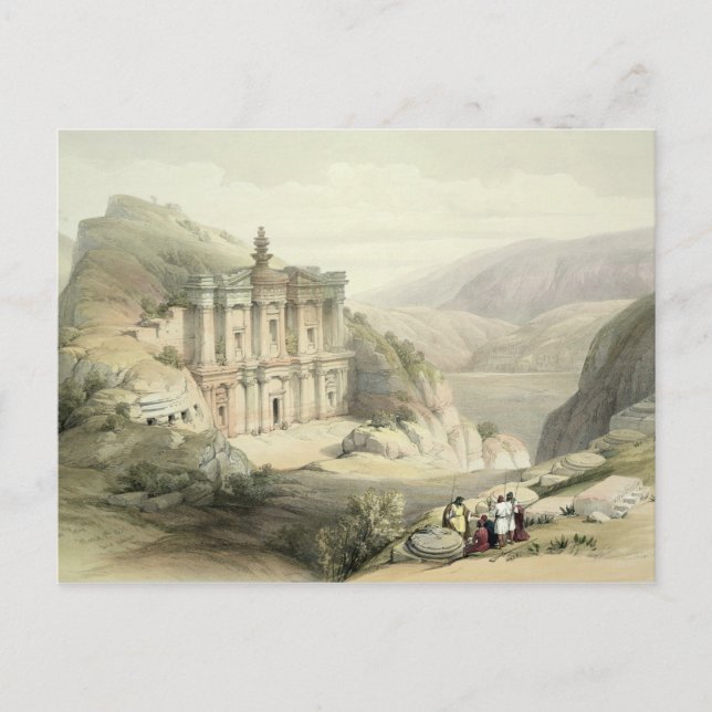 El Deir, Petra Postcard (Front)