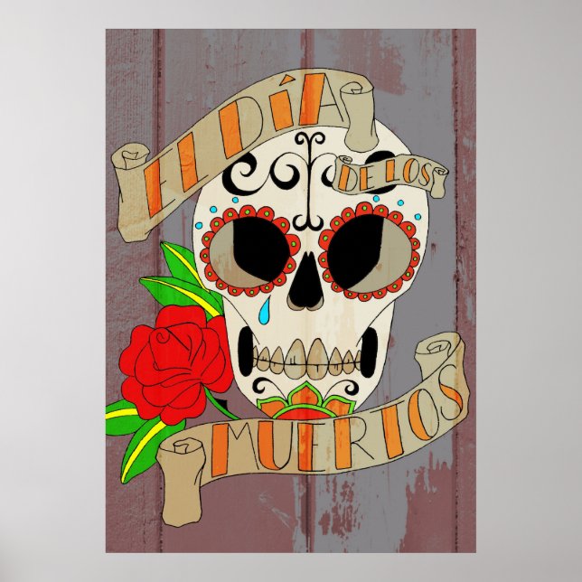 El Dia de los Muertos Poster (Front)