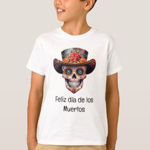 El Día de los Muertos T-Shirt for Boys