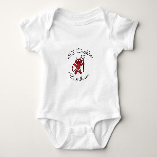 El Diablo Bambino Baby Devil Bodysuit (Front)