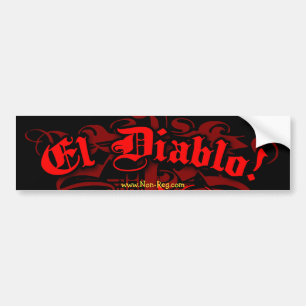 El Diablo Bumper Sticker