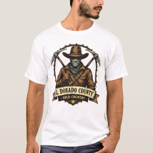 El Dorado County Gold Country – Bandit badge T-Shirt