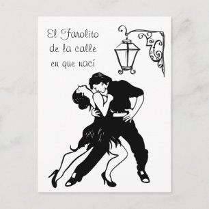 El Farolito Tango Postcard