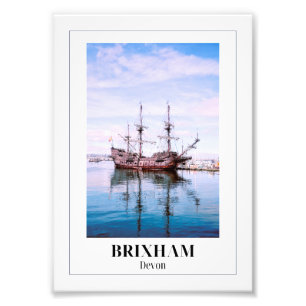 El Galeon, Brixham Marina, English Riviera, Devon Photo Print